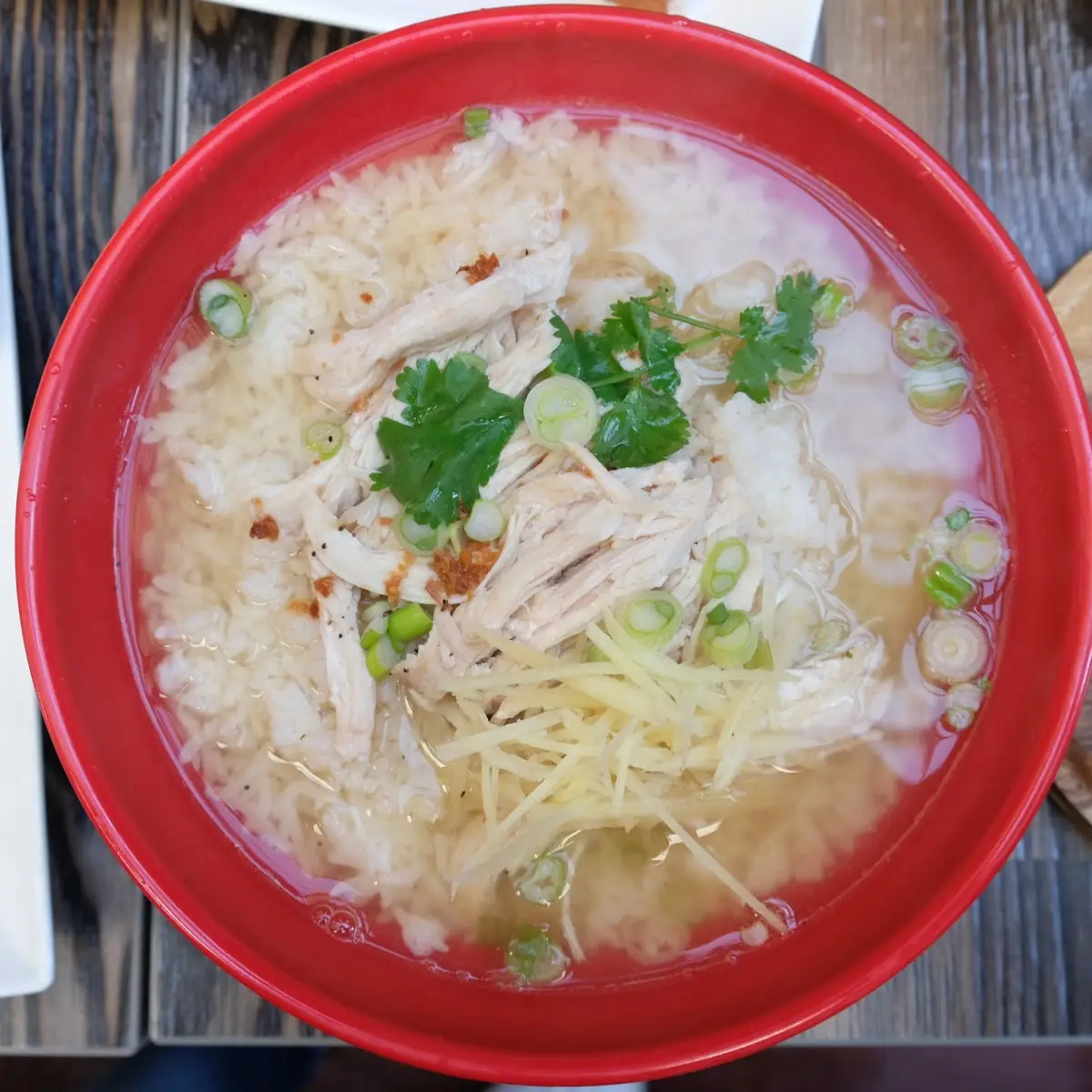 Thai Chicken Rice Soup