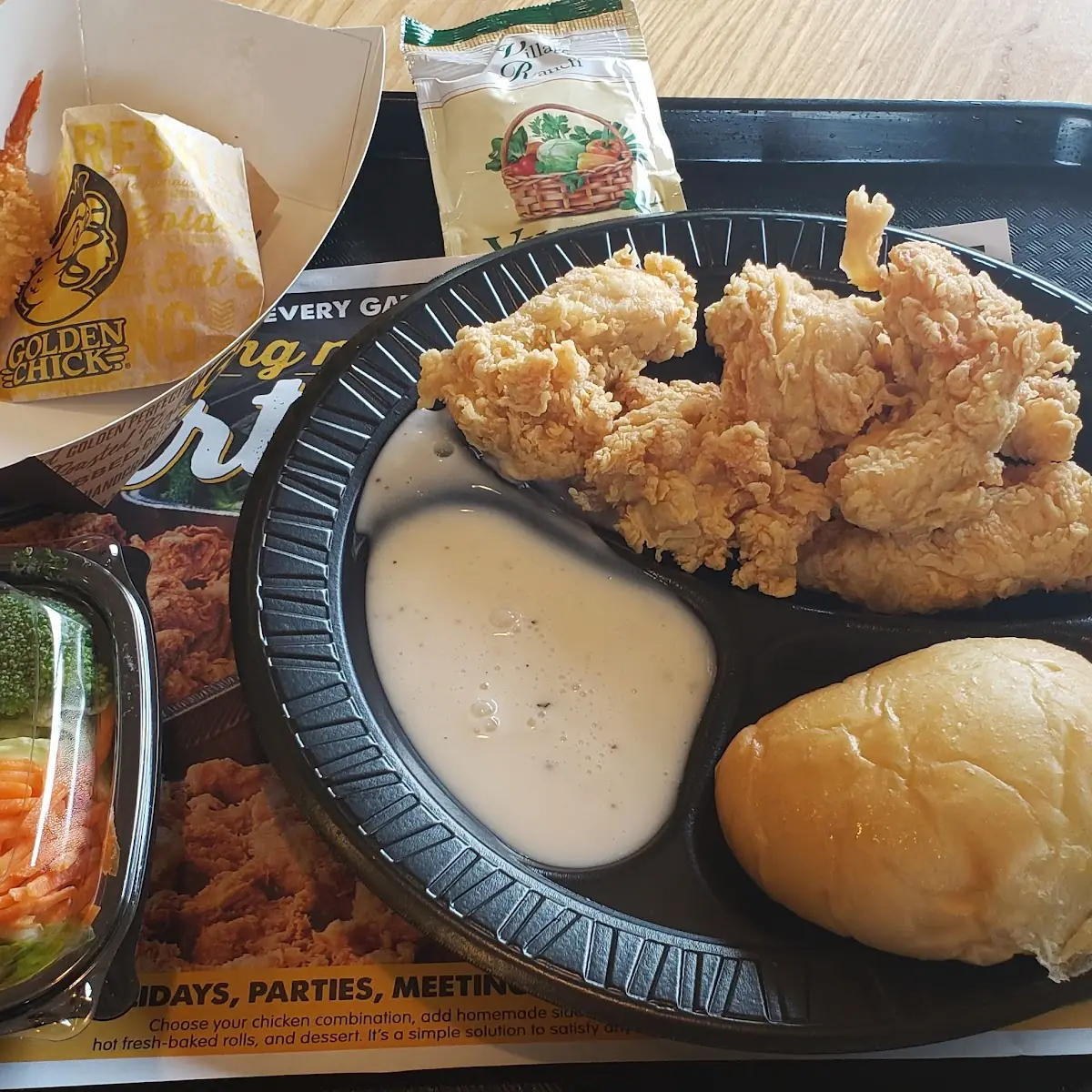4 Peice Golden Tenders Meal