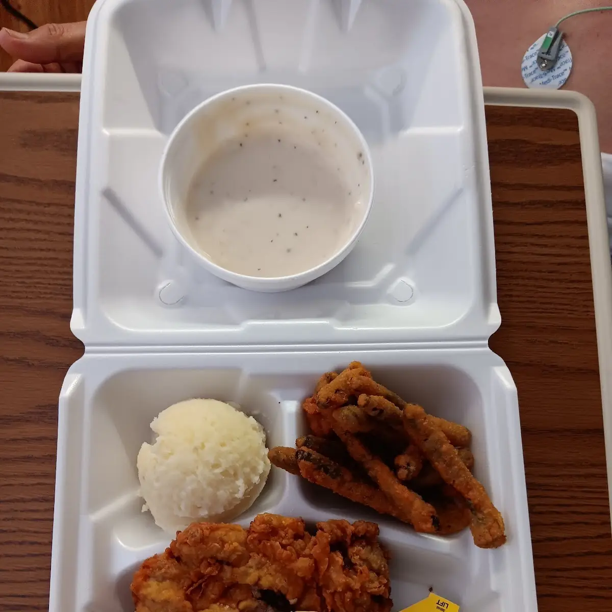 Chicken Fried Chicken and Fried Green Beans