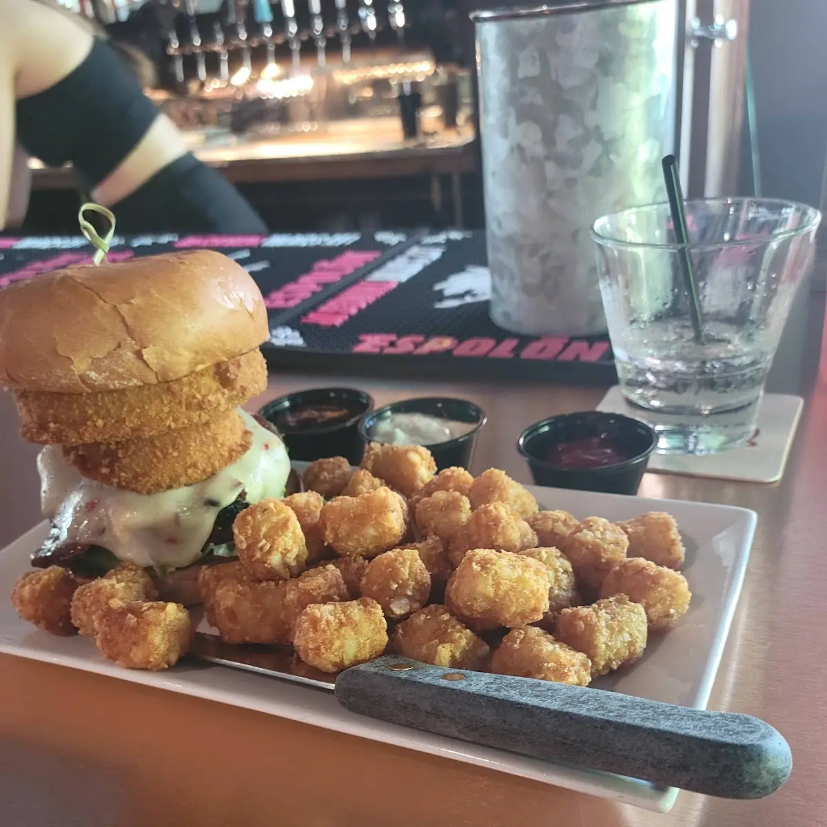 Western Burger Add Onion Rings