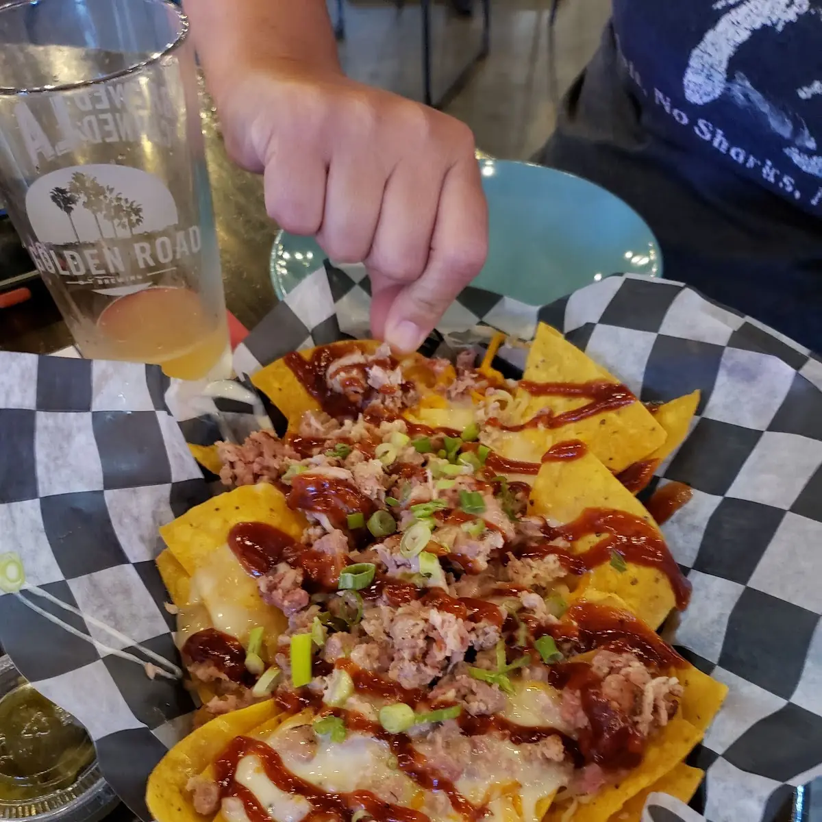 Barbecued Pork Nachos