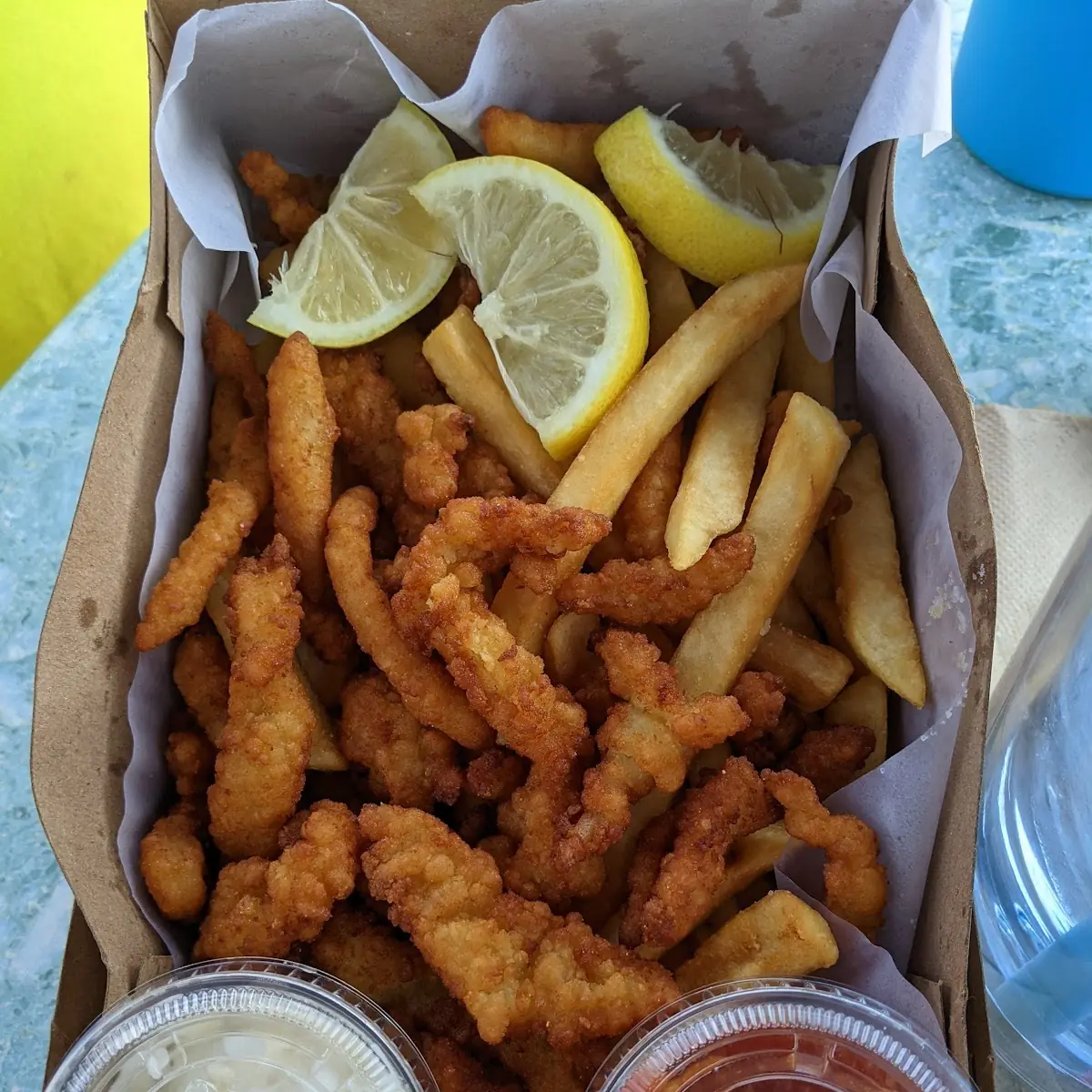 Clam Strips Basket with Fries