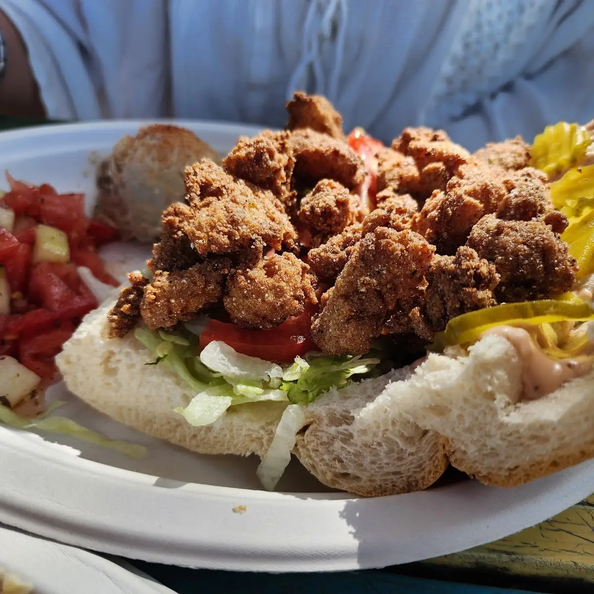 Fried Gator PO Boy