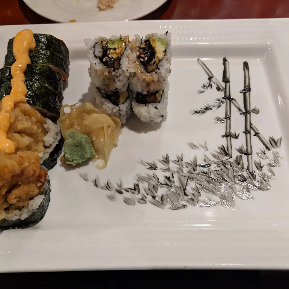 Spider Roll Soft Shell Crab and Eel Roll