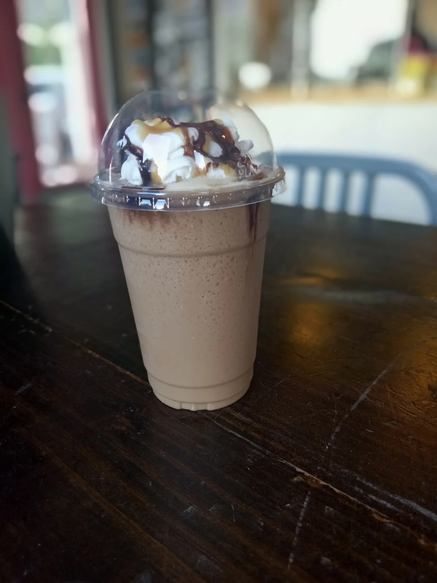 Caramel and Mocha Frappe