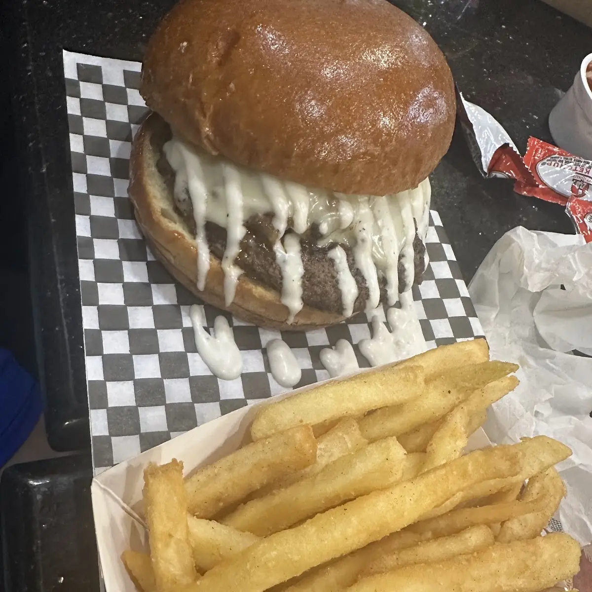 Mushroom Swiss Burger