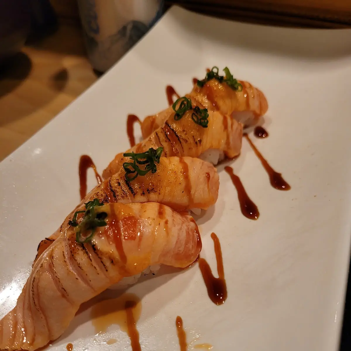 Salmon Sushi Ask Him to Sear It