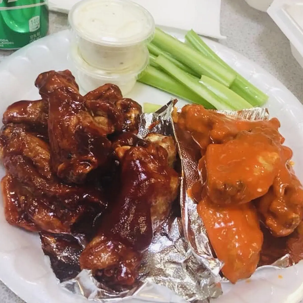 Buffalo Chicken Wings Fries