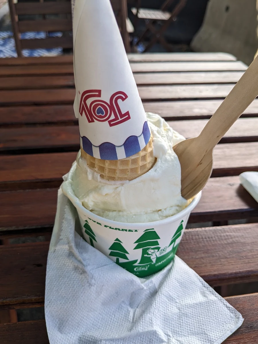 Peppermint and Key Lime Flavors with Sugar Cone