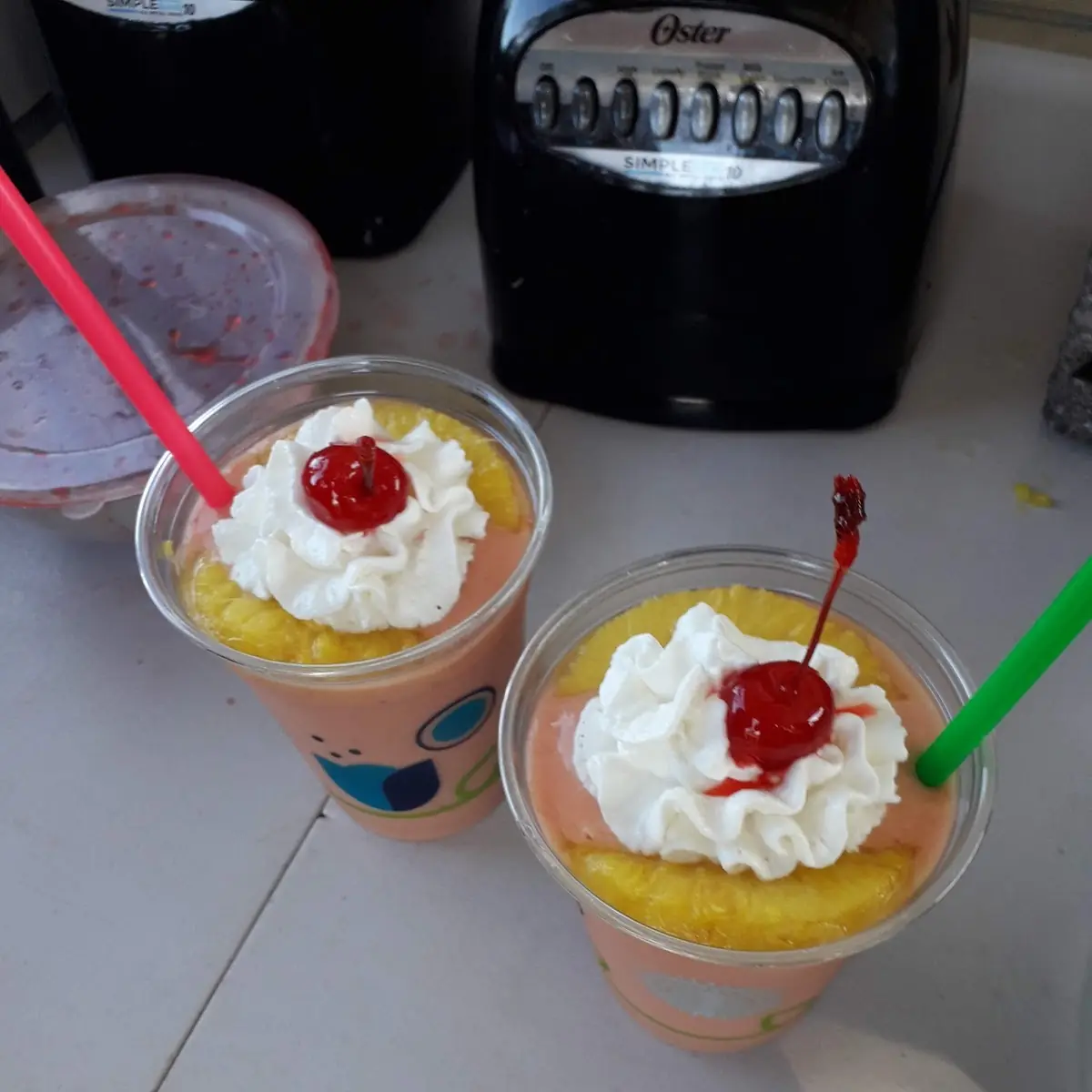 Piña Colada En Vaso