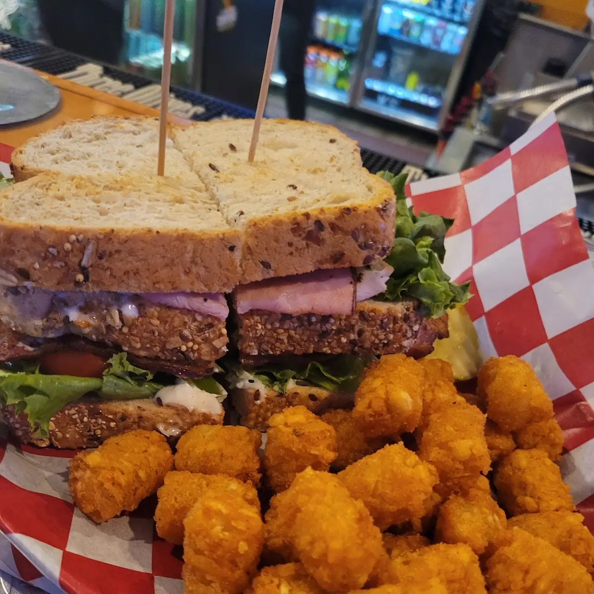 Club Sandwich and Tots