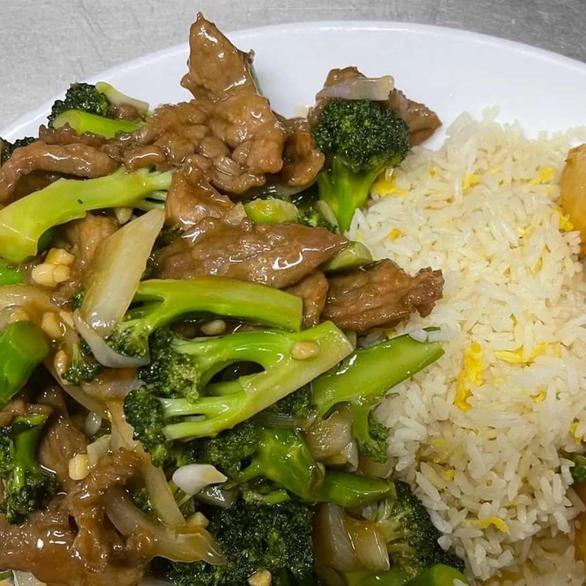 Steamed broccoli   水煮芥