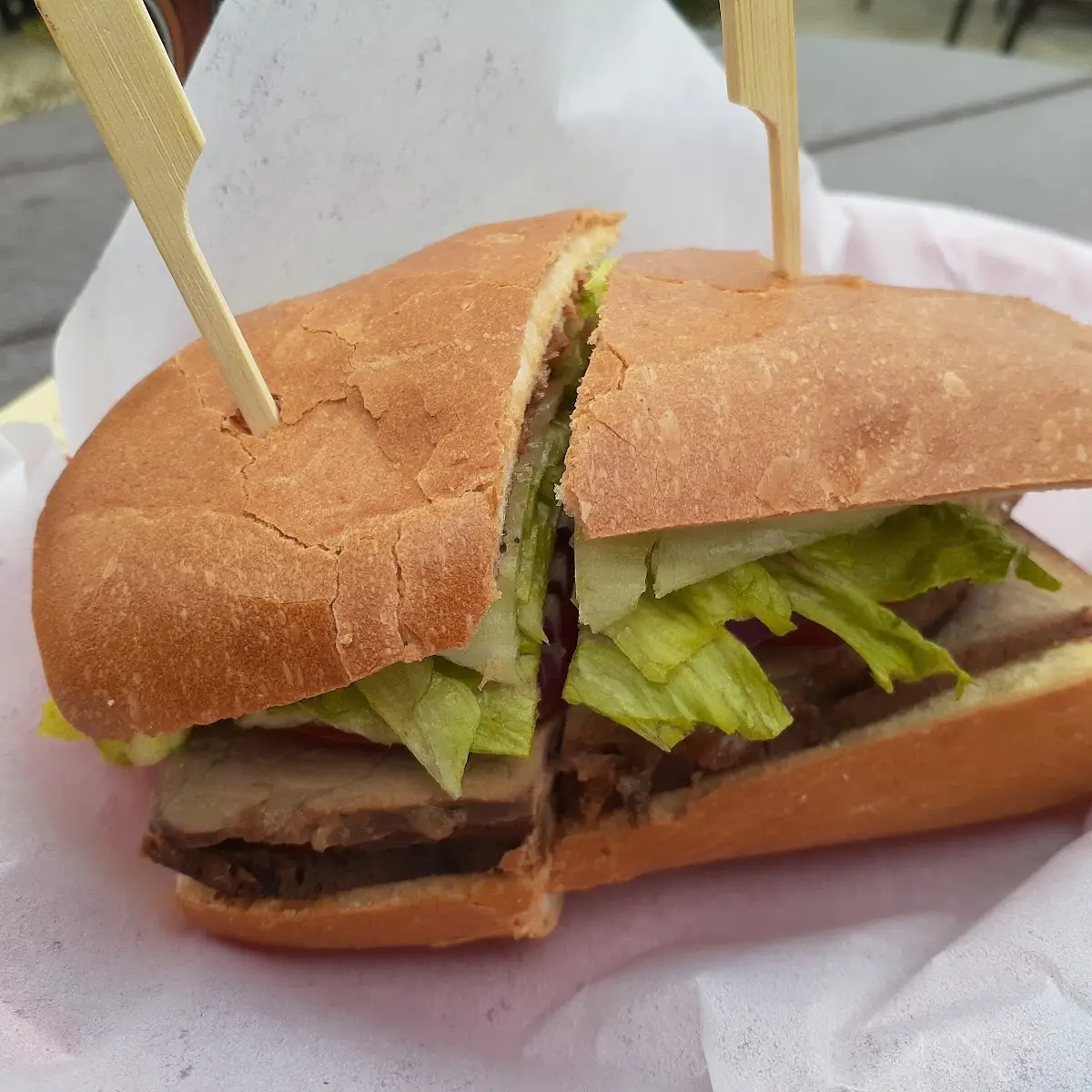 The Piggy Pulled Pork Sandwich