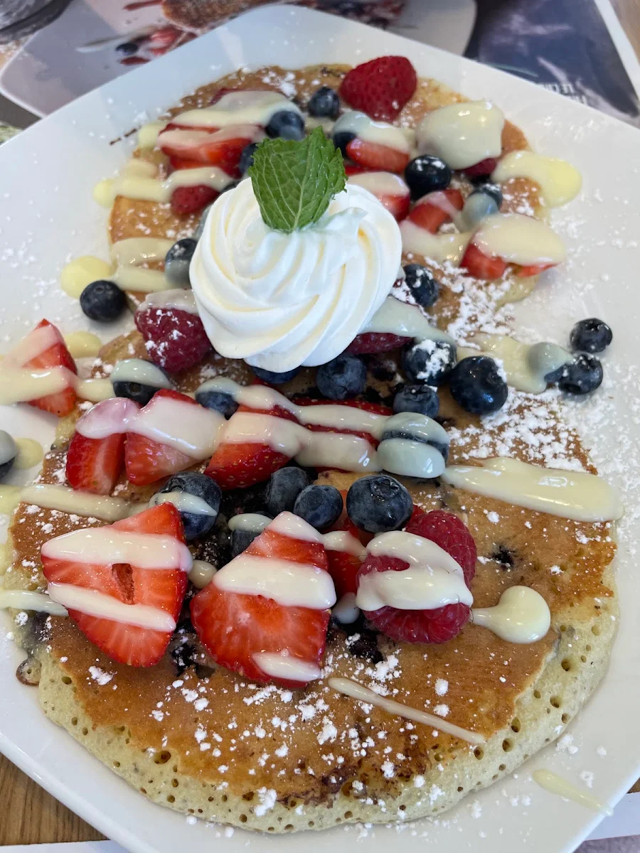 Triple Berry Pancakes