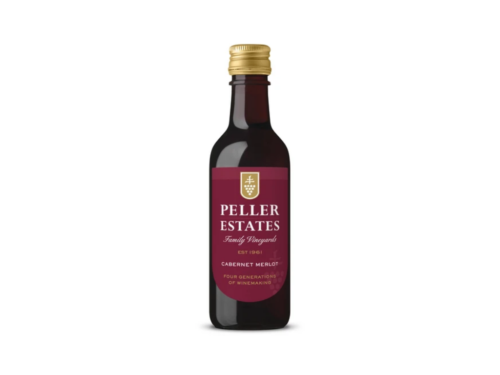 Peller Family Cabernet Merlot Individual 200ml Bottle Red Wine, Score Pizza