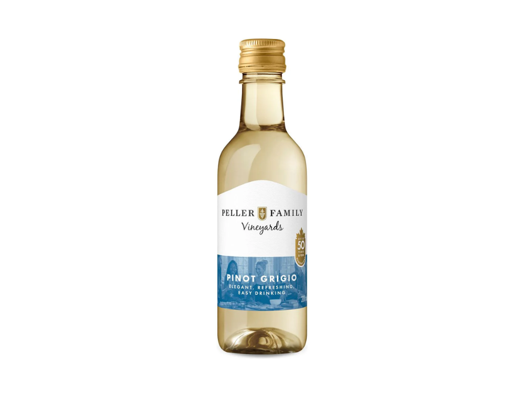 Peller Family Pinot Grigio Individual 200ml Bottle White Wine, Score Pizza
