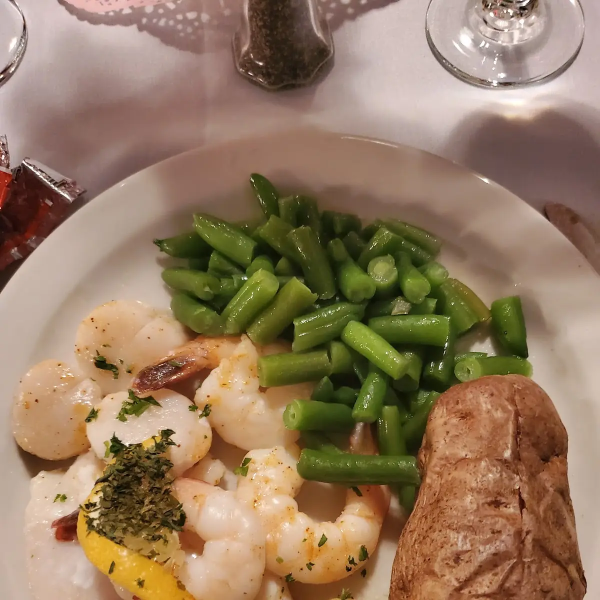 Valentine's Day Broiled Seafood Platter