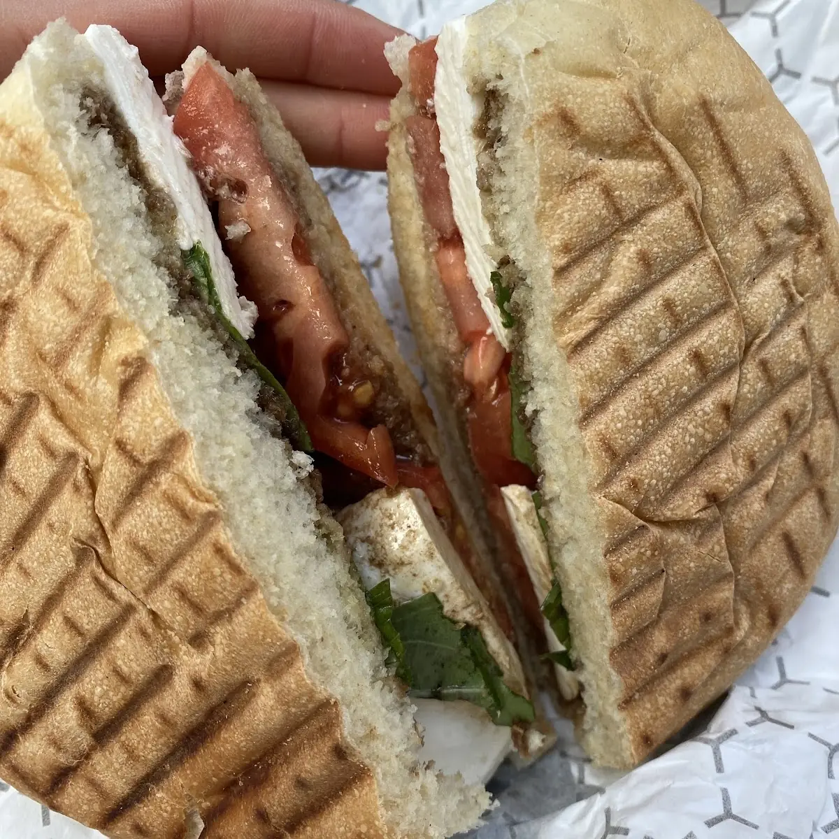 Mozzarella Caprese Sandwich