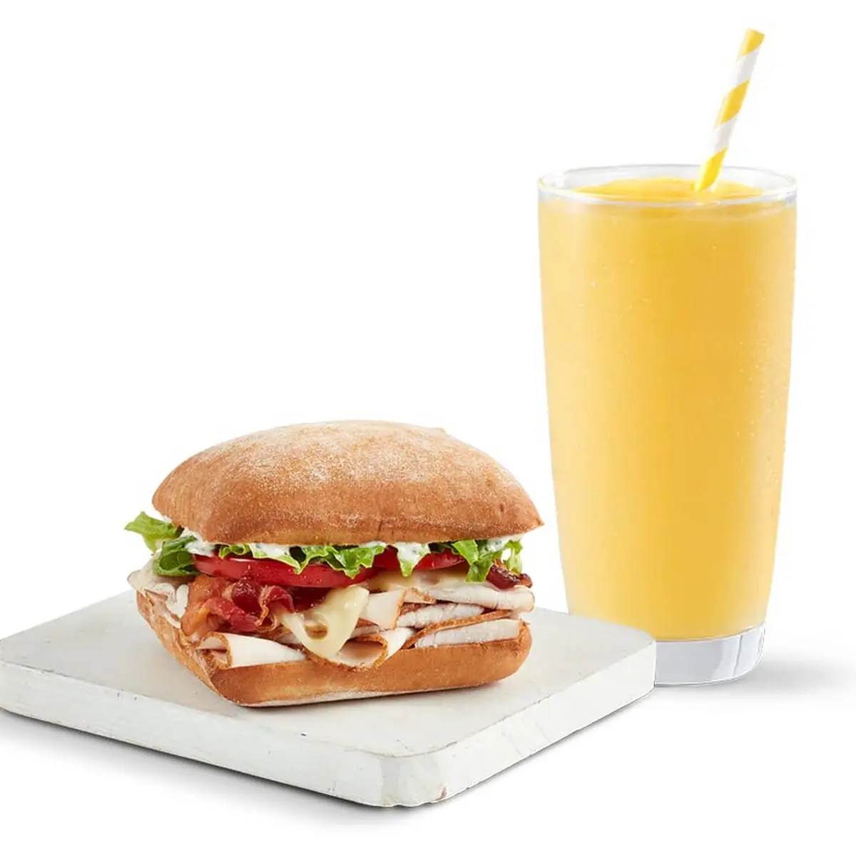 Smoothie and a Sandwich