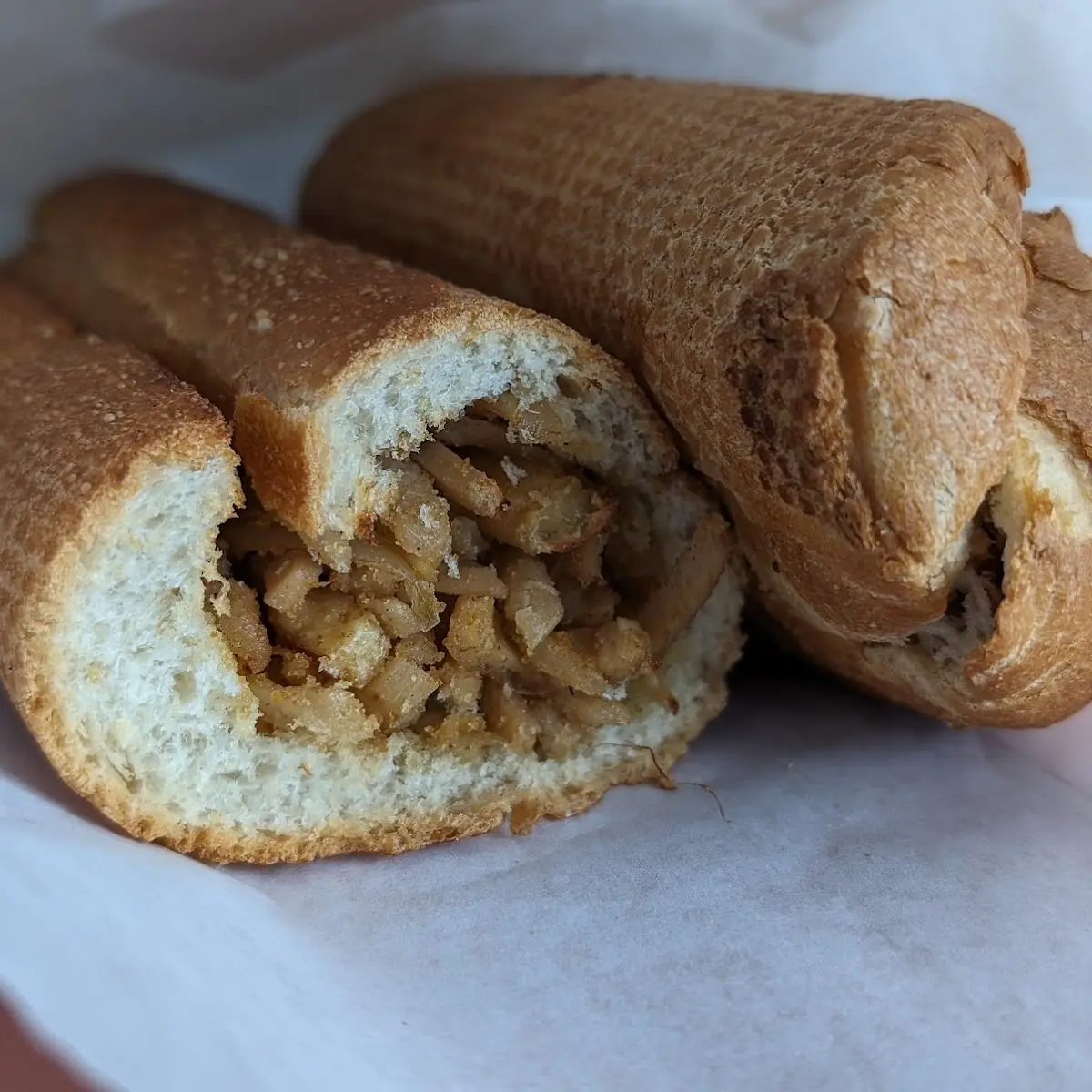 Vegetarian Baguette Sandwich