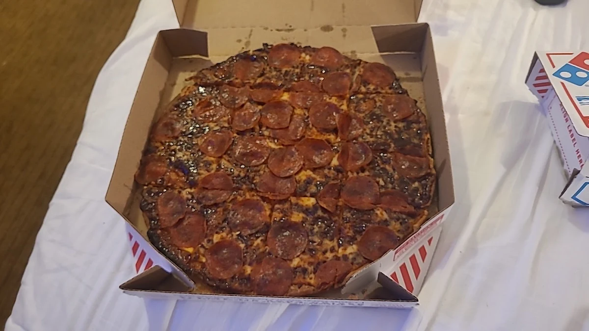 Thin Crust Pepperoni Pizza