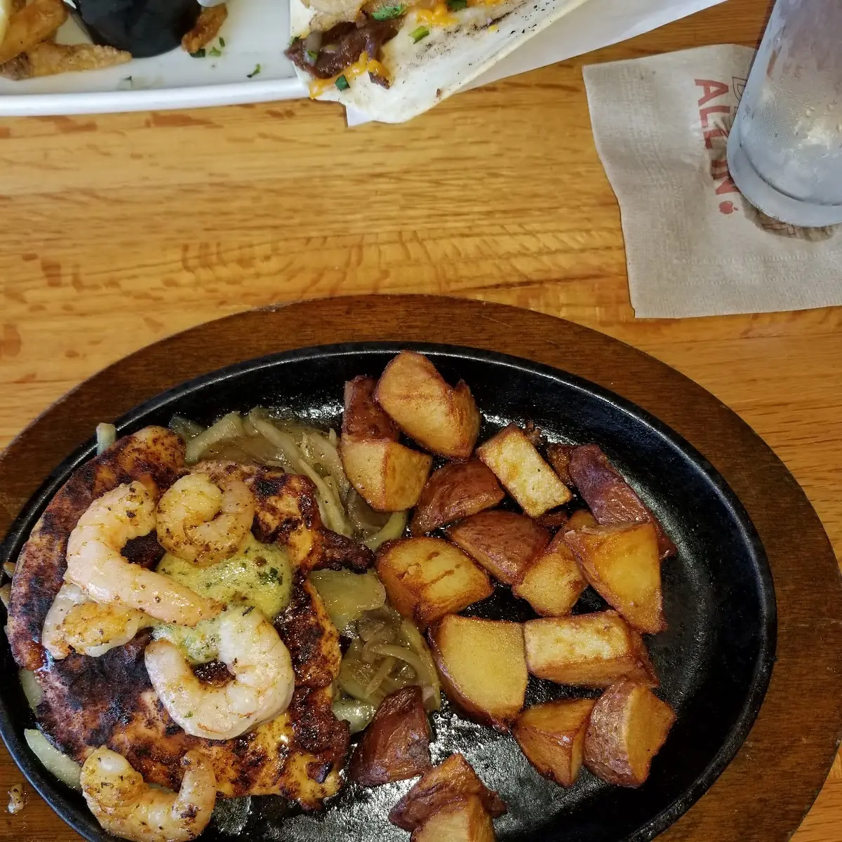 Bourbon Chicken and Shrimp