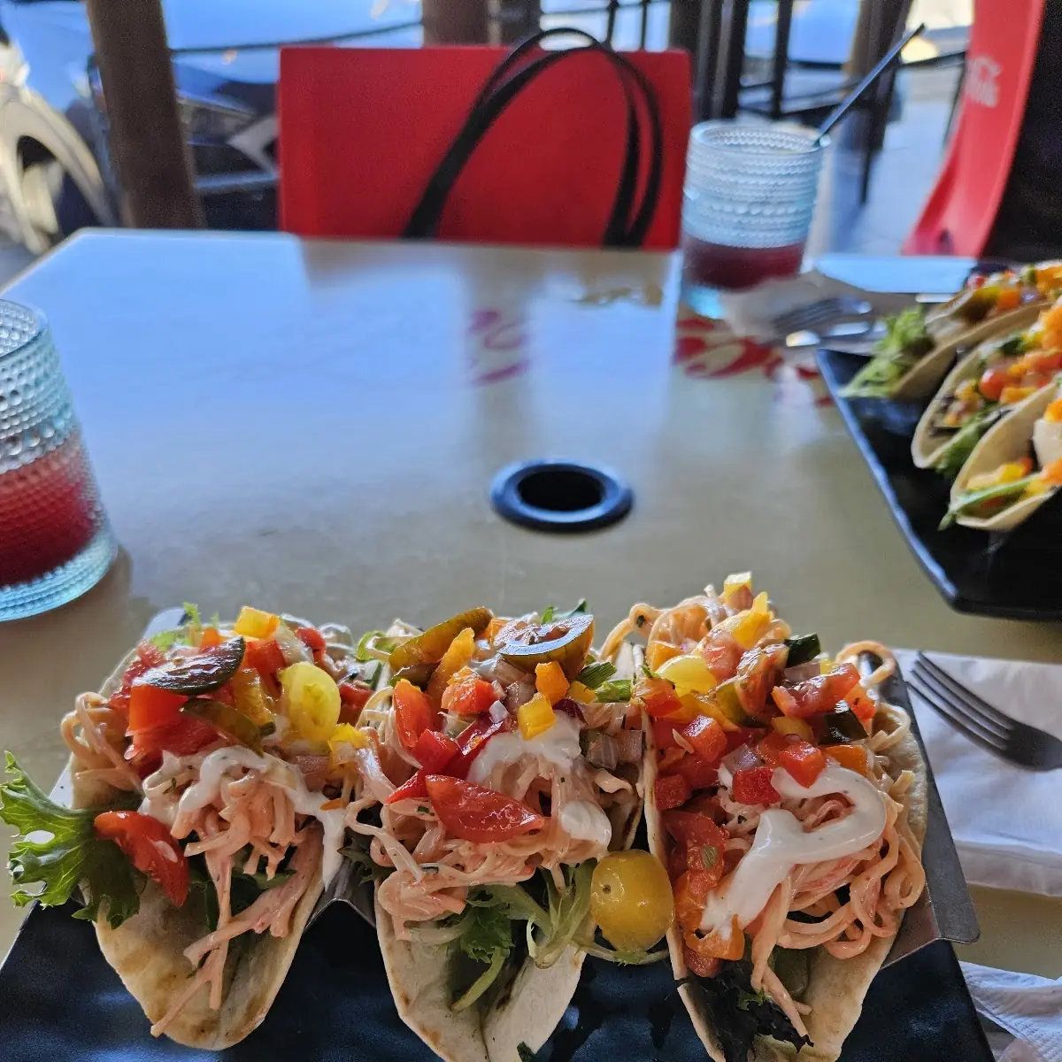 Tacos de Spicy Crab