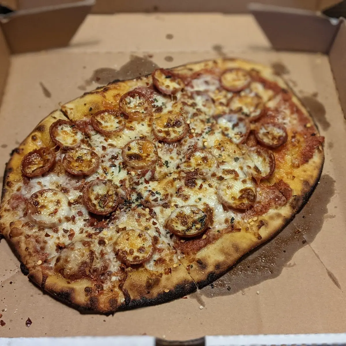 Pepperoni Pizza Close-Up