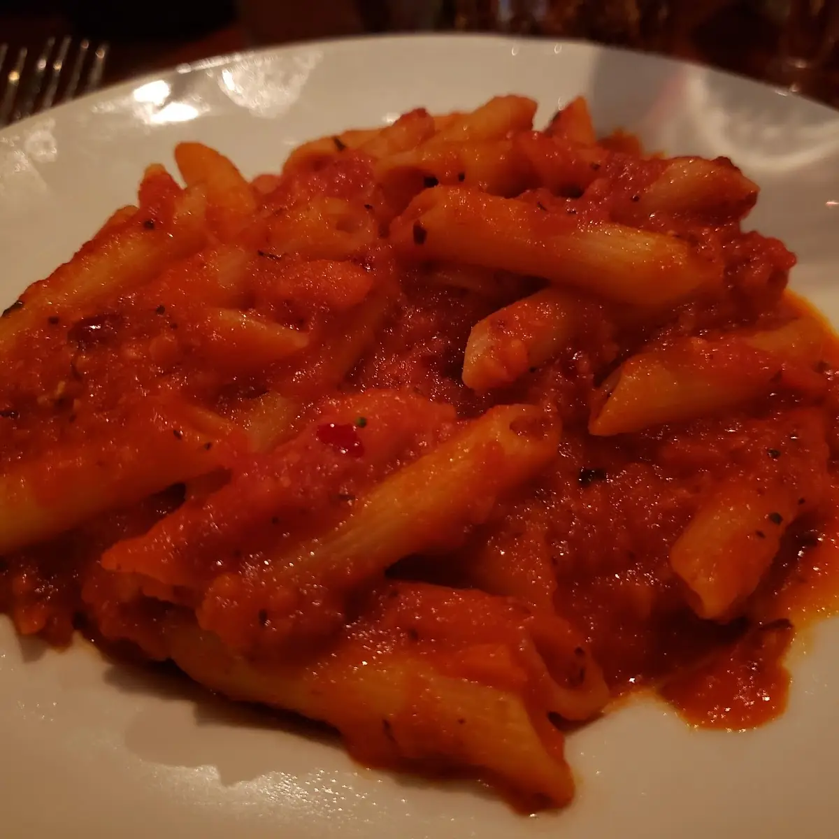Pasta Marinara or Pasta Arrabiata