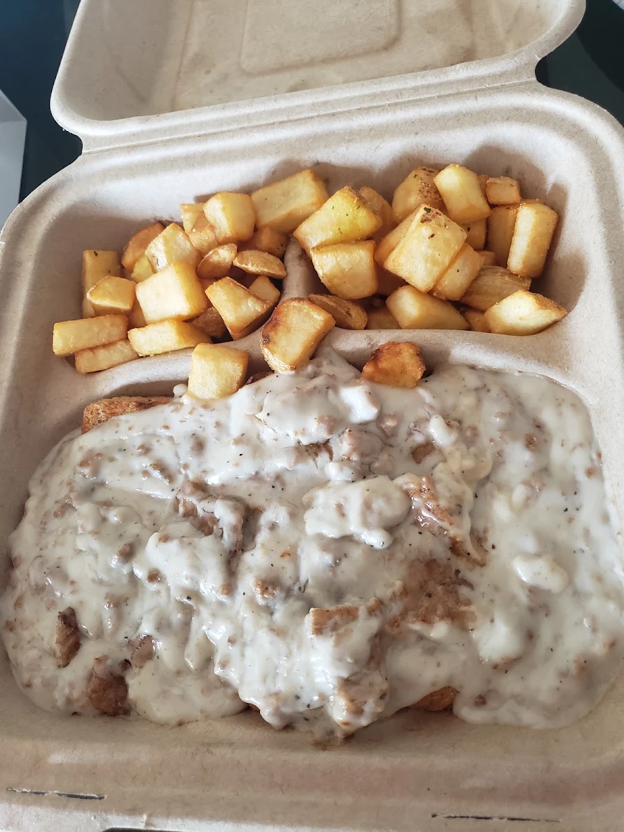 Sausage Gravy over Biscuits or Toast