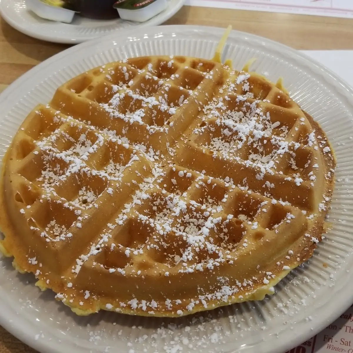 Half Belgian Waffle