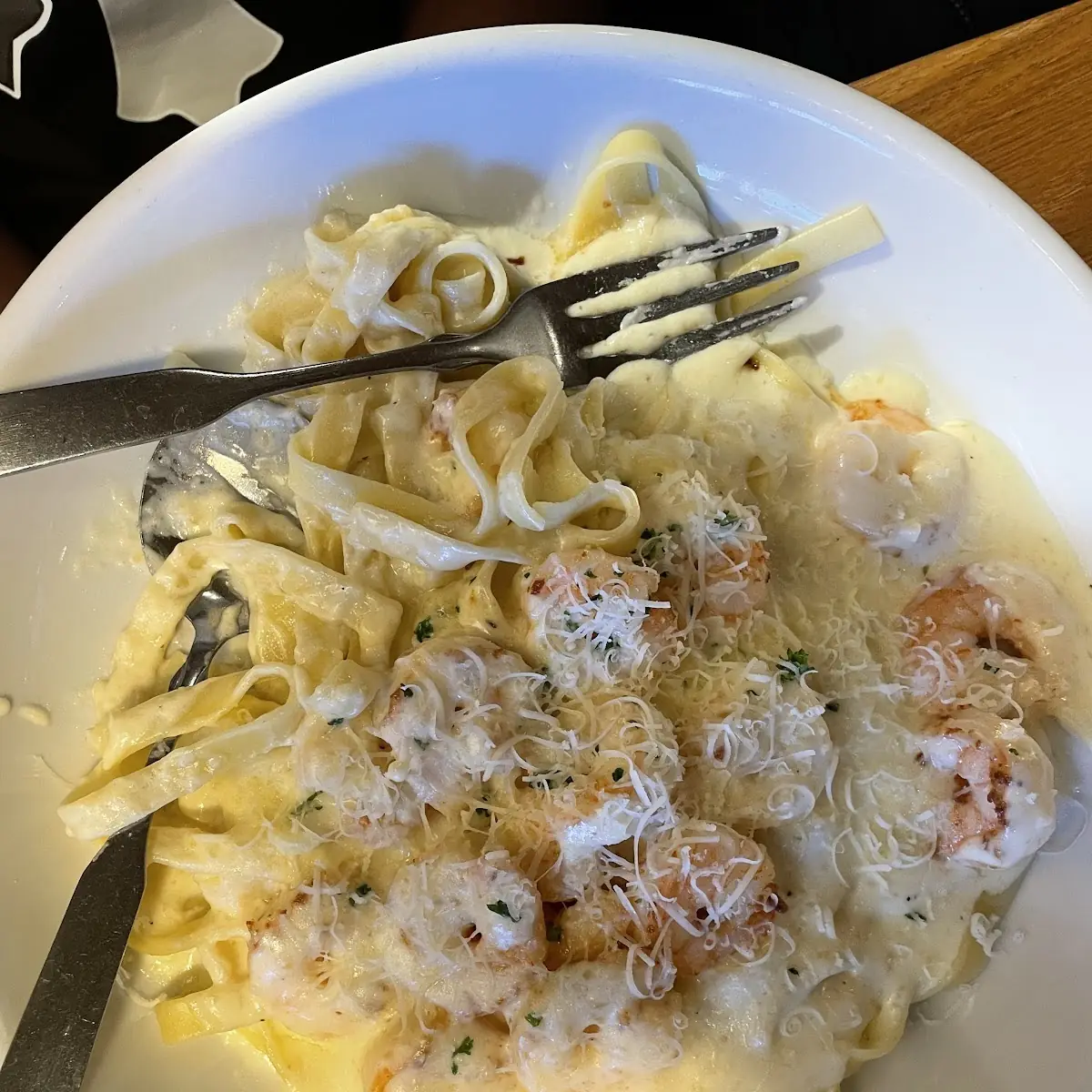 Shrimp Alfredo