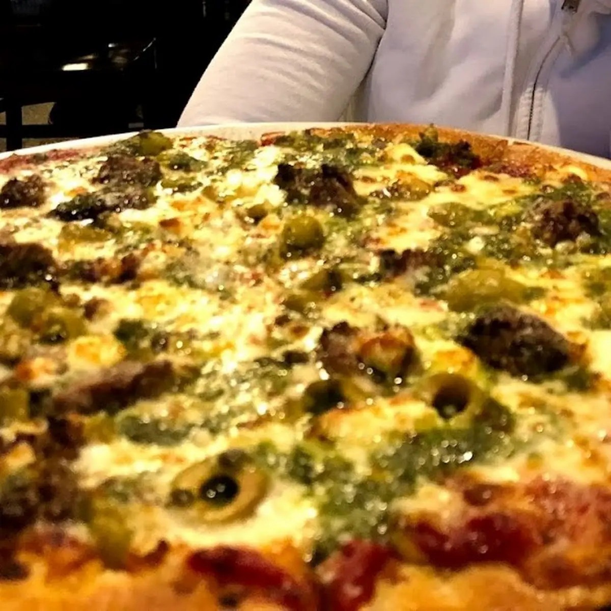 Pesto Chicken Pizza