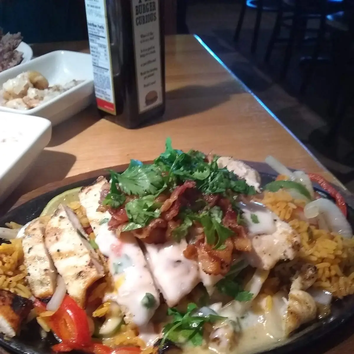 Loaded Chicken Fajitas