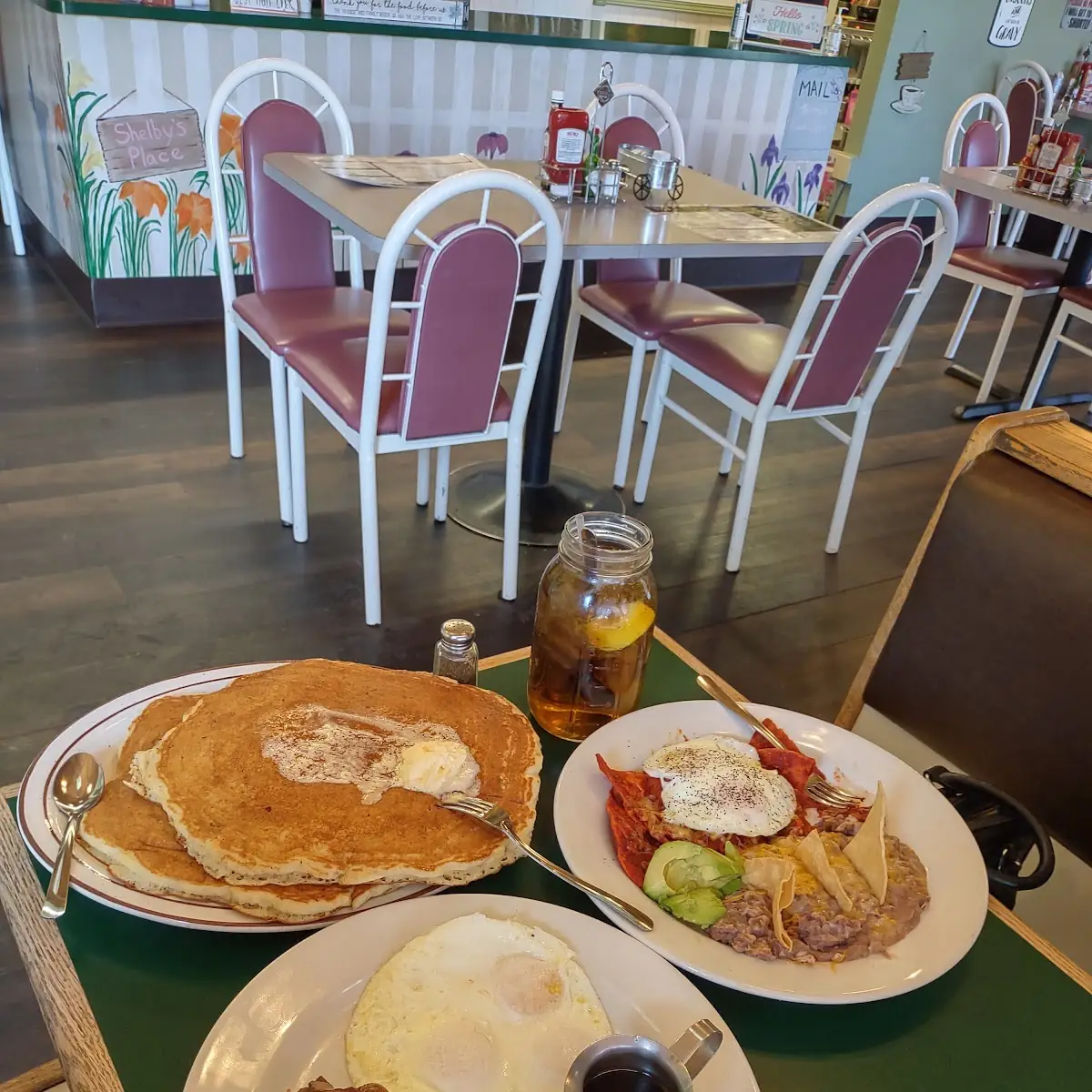 Lumberjack Breakfast Combo and Chilaquiles Breakfast Combo
