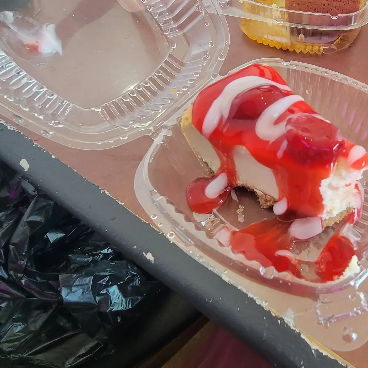 Strawberry Cheesecake with Coconut Glaze