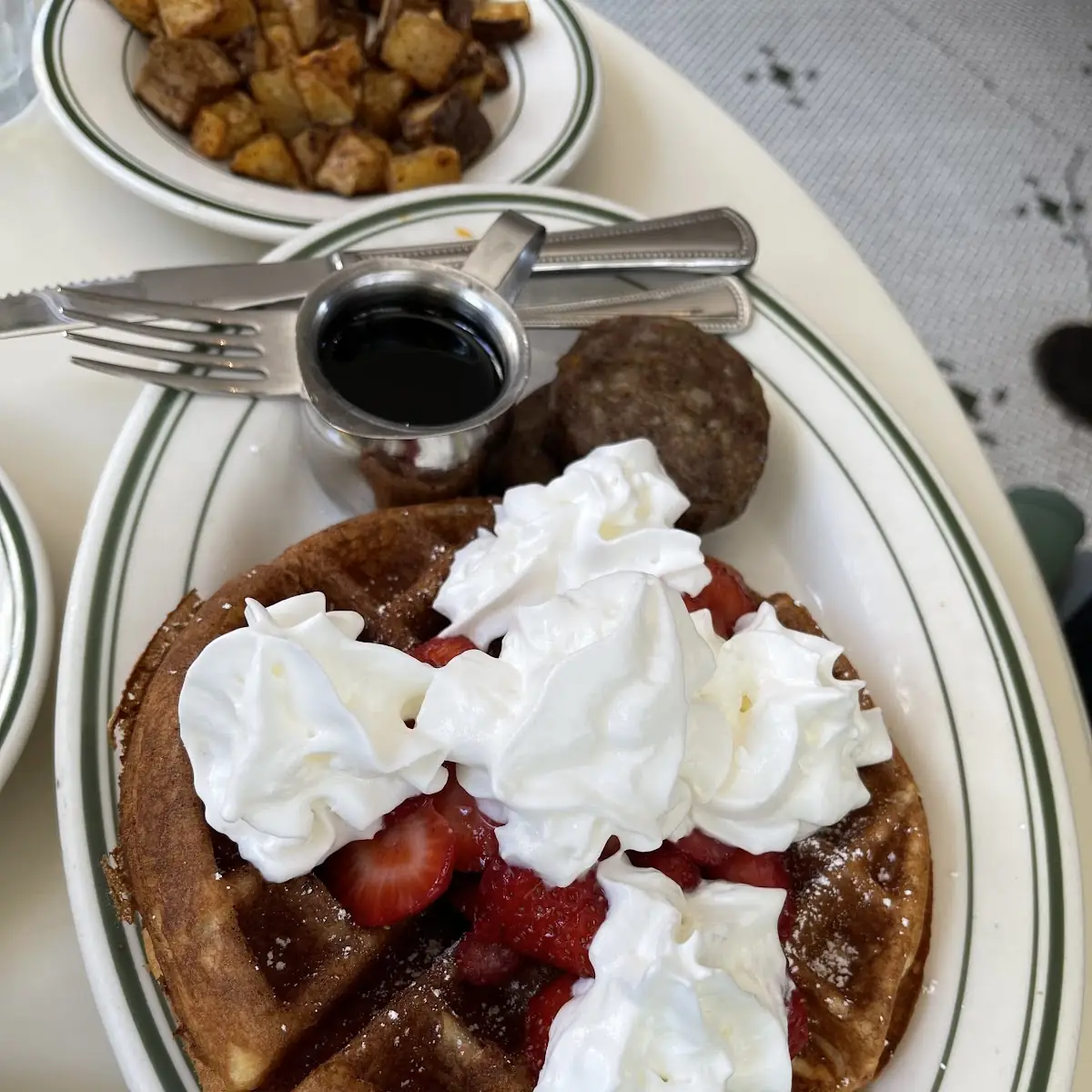 Strawberry Sweet Cream Waffle