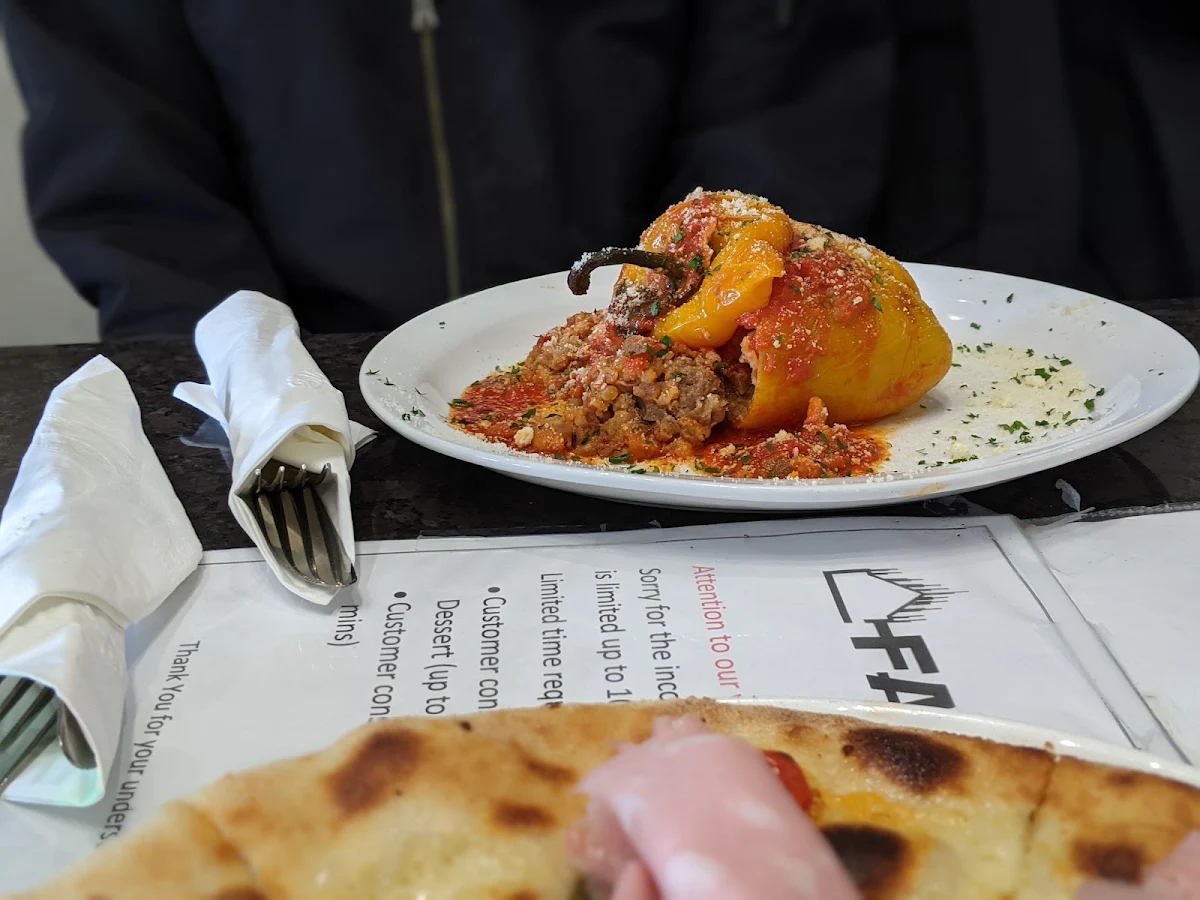 Stuffed Banana Peppers, Faema Caffe