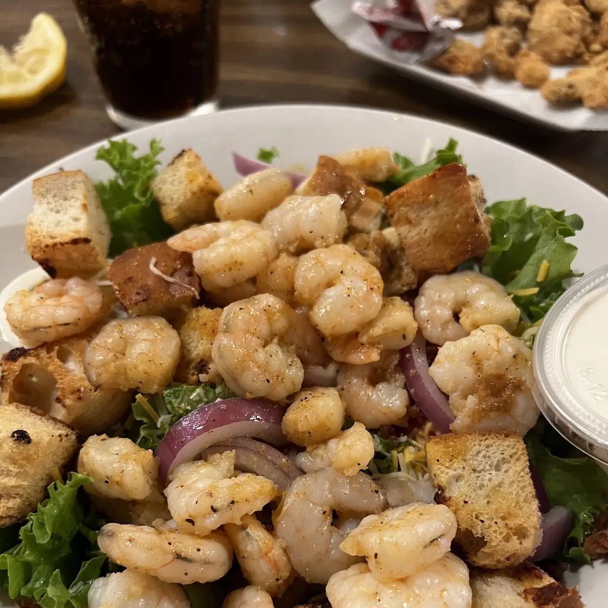 Fried or Grilled Chicken or Shrimp Salad