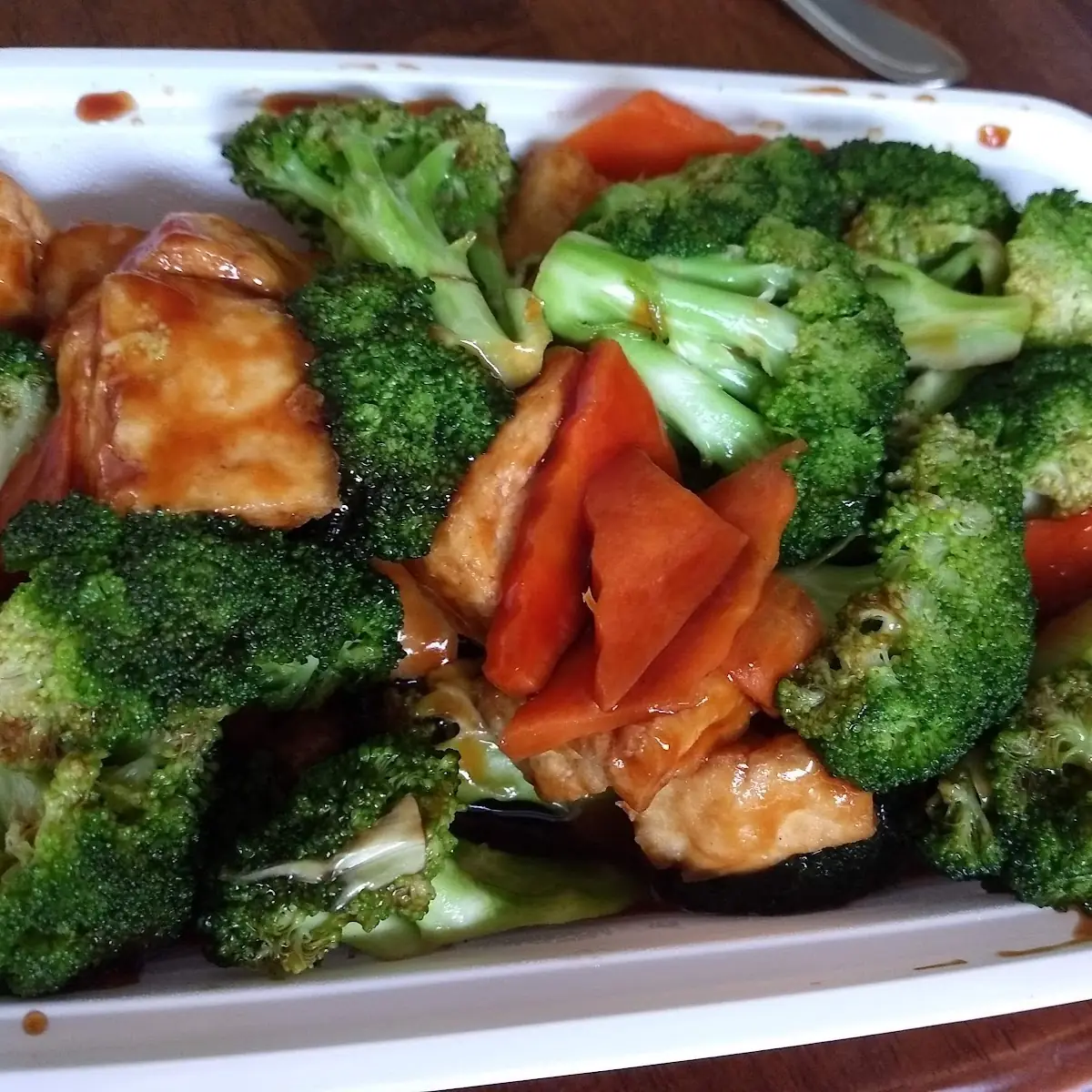 Fried Tofu and Vegtables