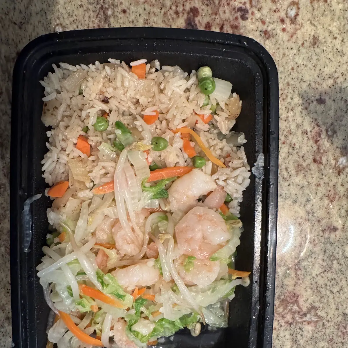 Shrimp Chow Mein Combination Plate