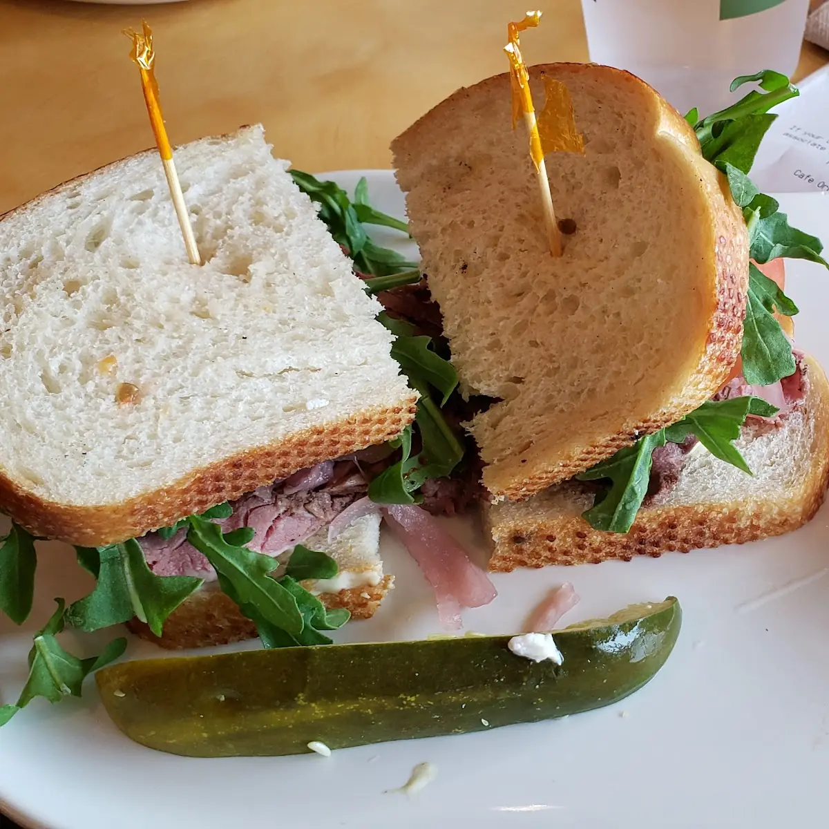 Arugula Steak Sandwich