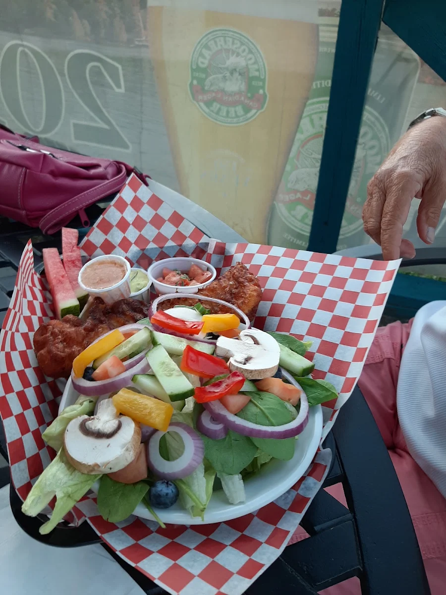 Haddock and Garden Salad