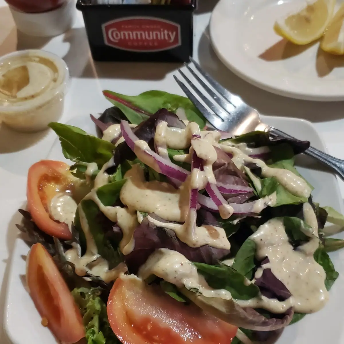House Salad with Honey Mustard