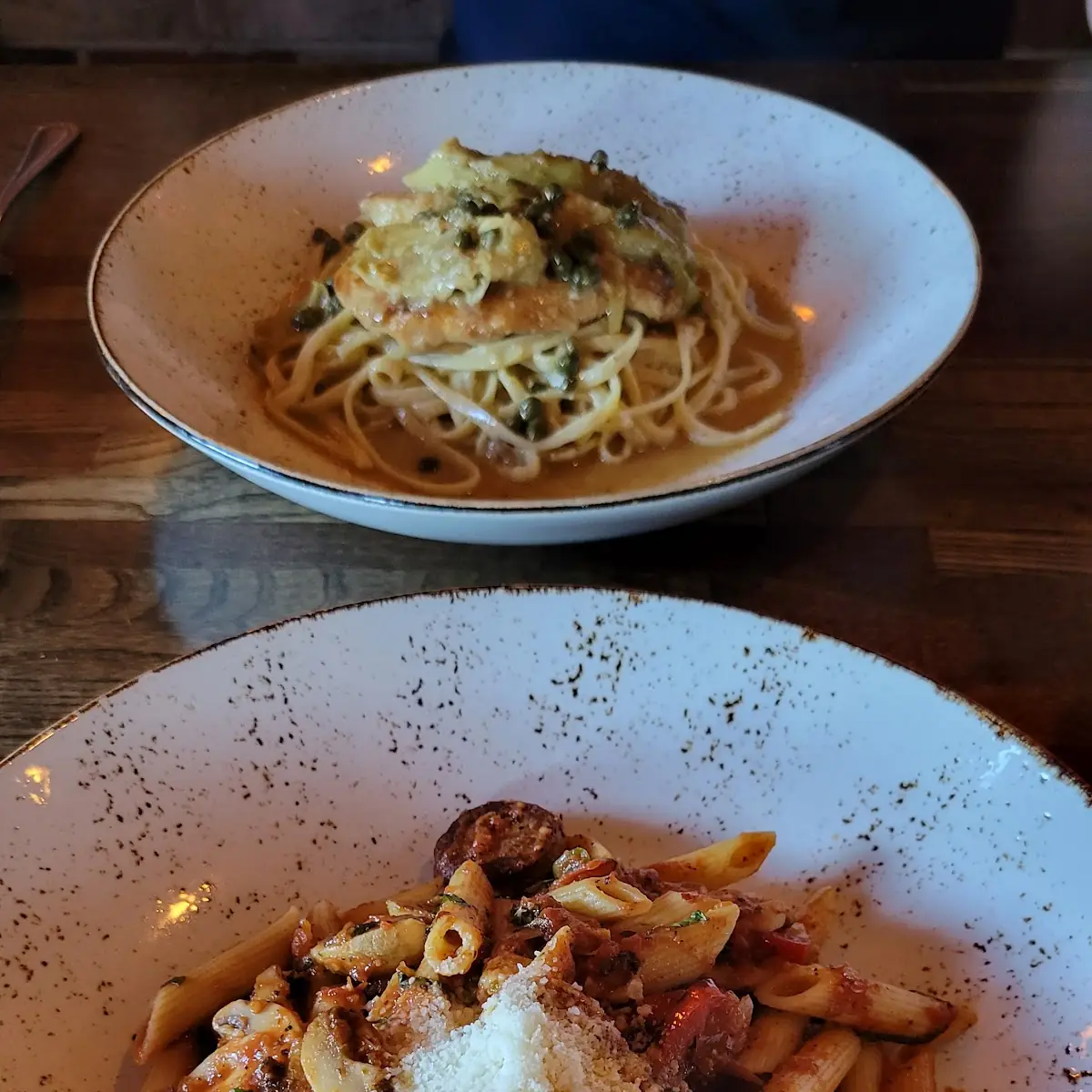 Penne Con Pollo Marsala