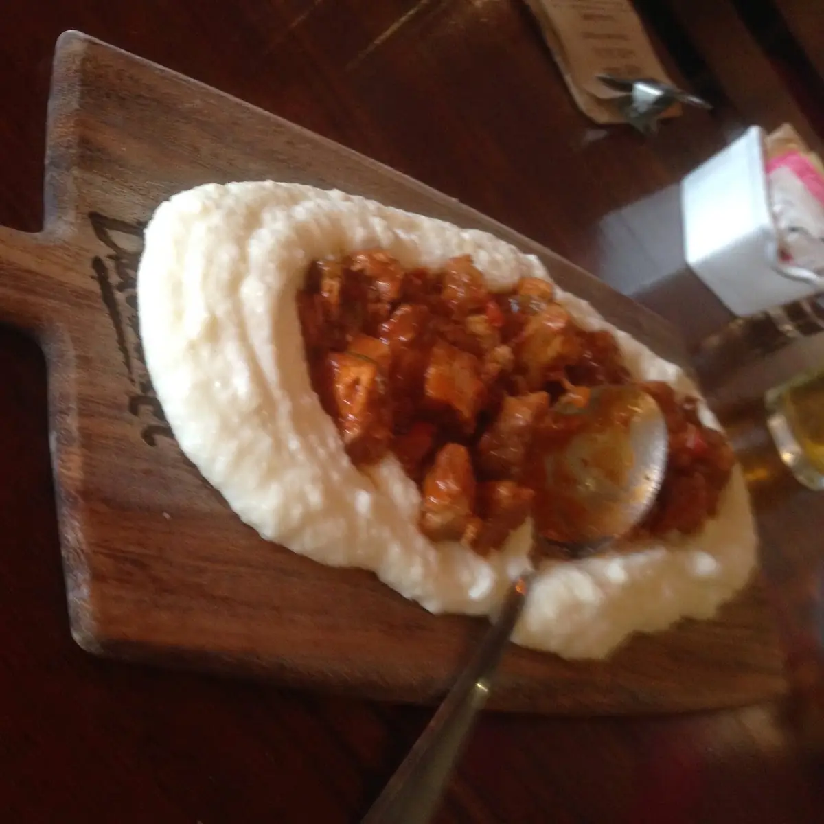 Mascarpone Polenta with Beef Ragu