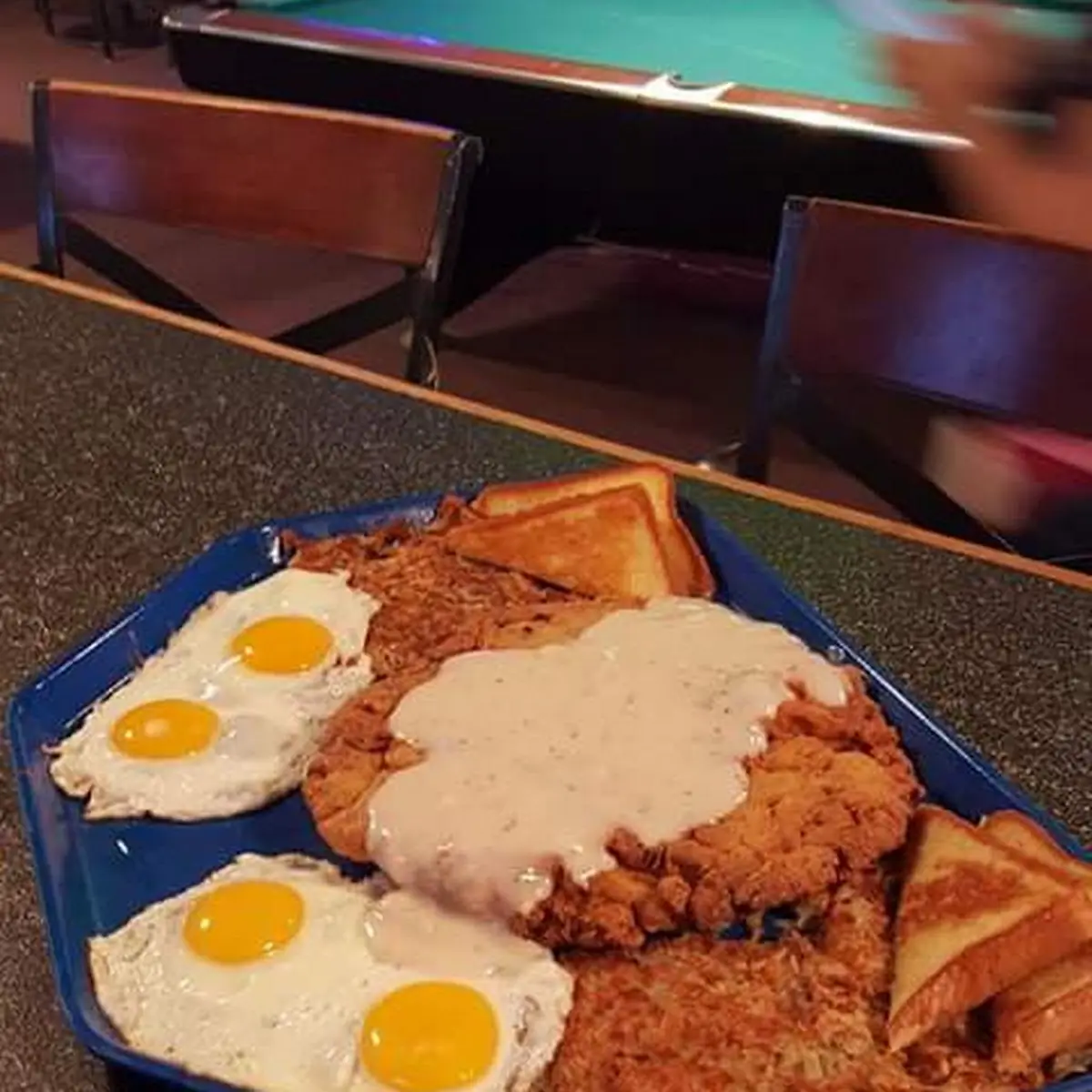 Chicken Fried Steak & Eggs