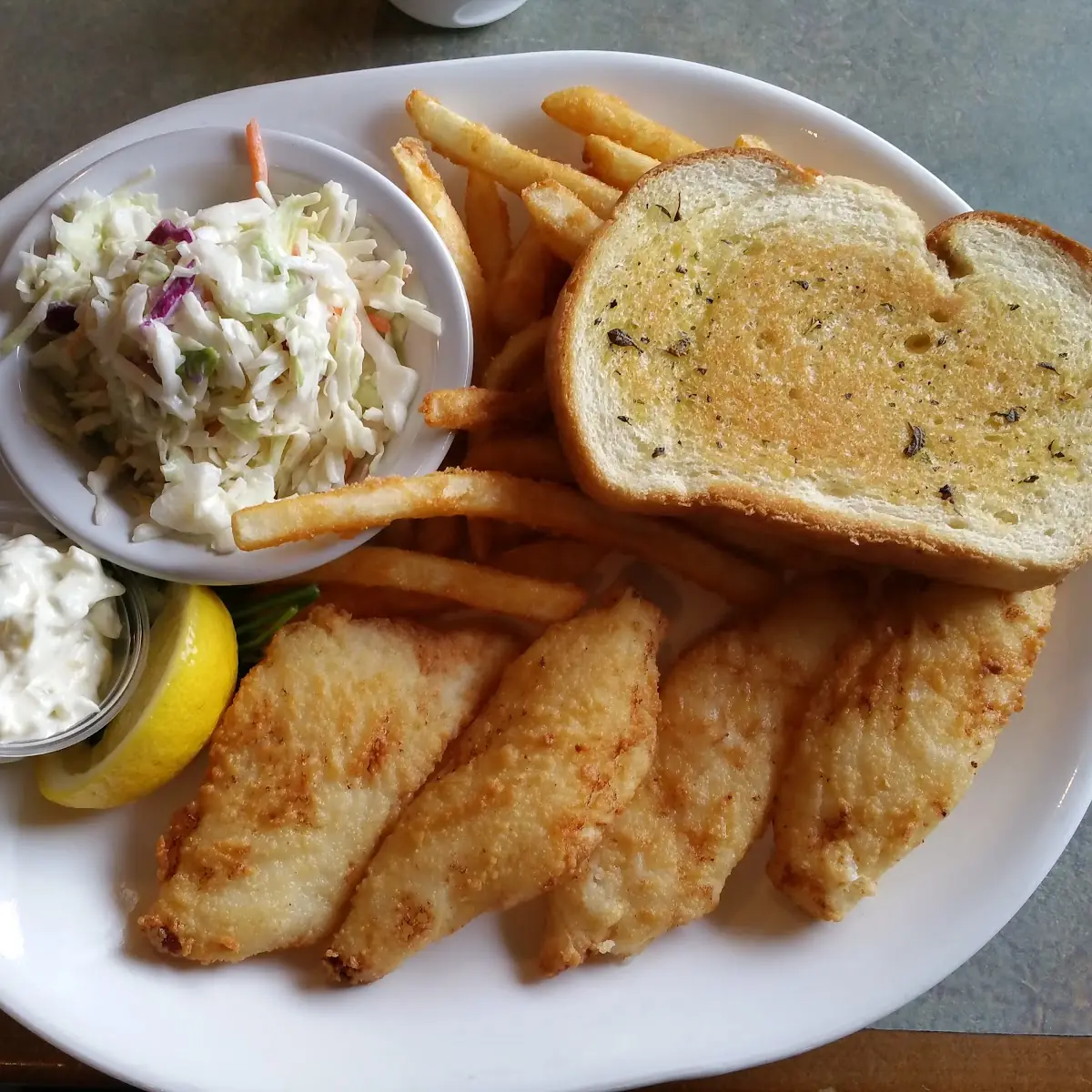Salmon Fish and Chips with Sweet Potato Fries