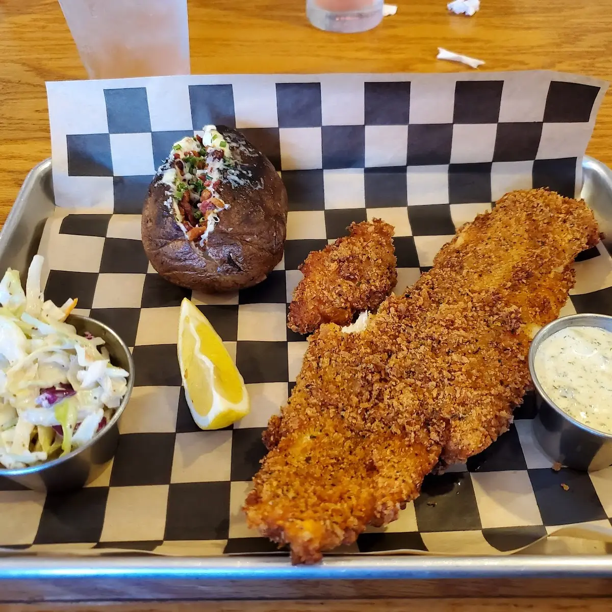 Golden Fried Haddock