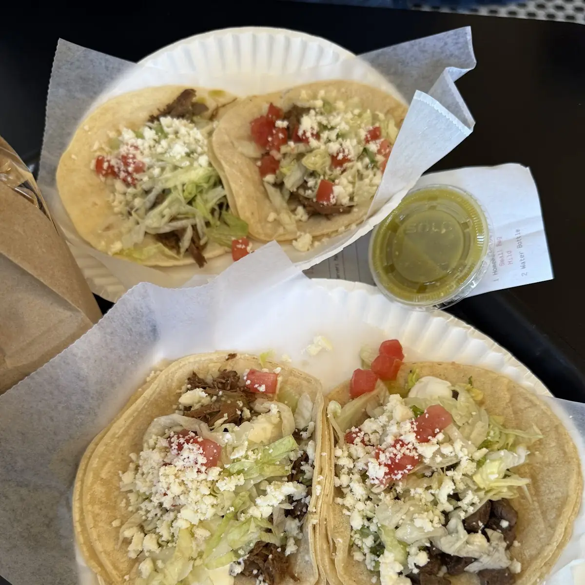 Chicken Taco and Steak Tacos